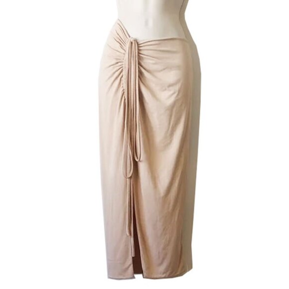 Lost Lorelei Bamboo Venus Skirt S Tan - Picture 6 of 6
